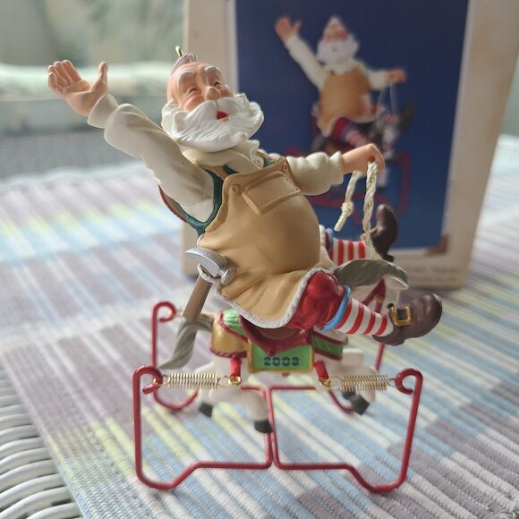 Hallmark Keepsake Ornament Toymaker Santa Christmas 2003 Collector's Series #4 - Picture 1 of 10